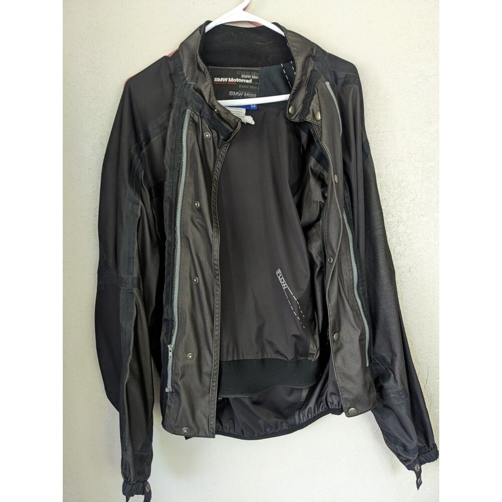BMW Motorrad Rallye 3 Mens Jacket Size 54 Pockets Liner Shield Black